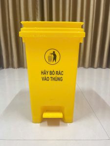 thùng rác 20l vàng
