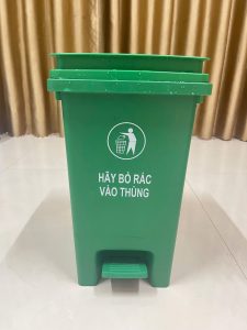 thùng rác 20l xanh