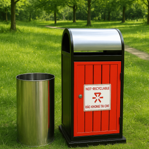 thùng rác công cộng