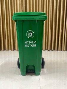 thùng rác nhựa 120l đạp chân