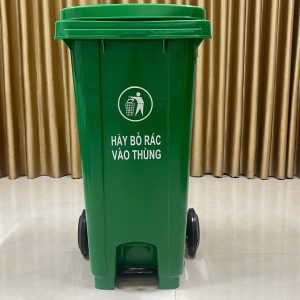 thùng rác nhựa 120l đạp chân